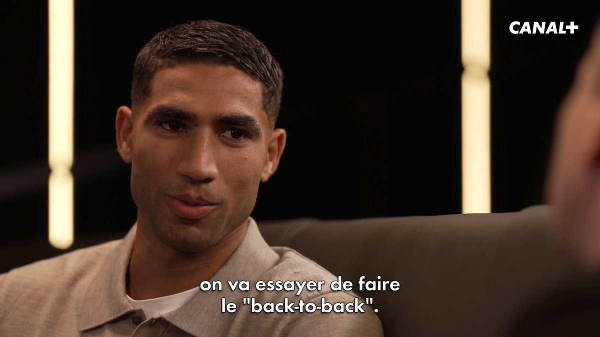 C’était le 9 août 2025. On y est Achraf. ❤️