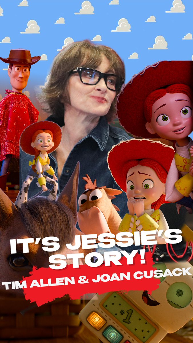 Toy Story 5 is Jessie’s story! 🤠🎬 Tim Allen admitted the new storyline reduced him to tears, and Joan Cusack fell completely in love with it. We absolutely cannot wait for June 19th! 🚀🍿