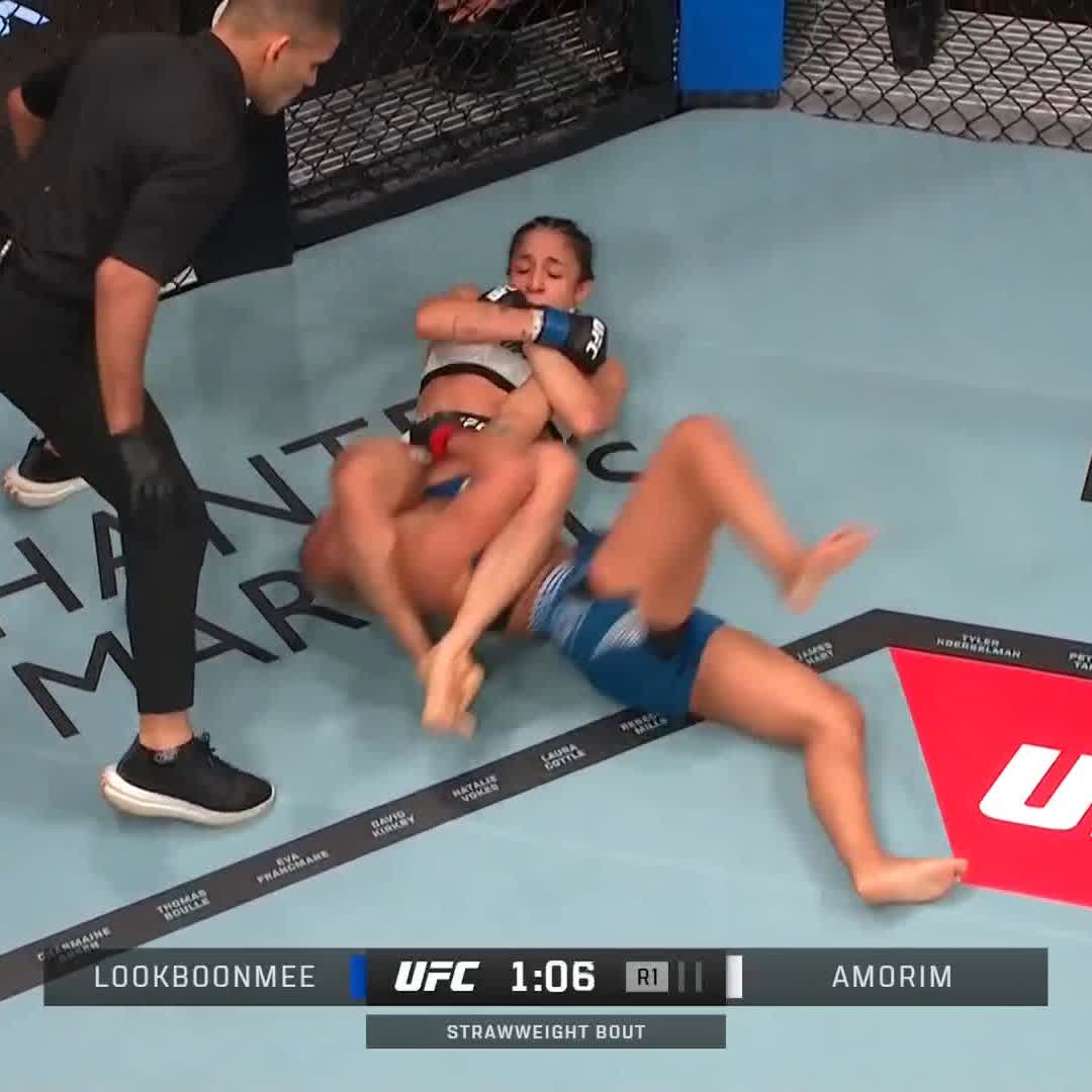 Quelle démonstration de la part de Jaqueline Amorim ! 🔥 Soumission dès le premier round. 👏 #UFCMacau