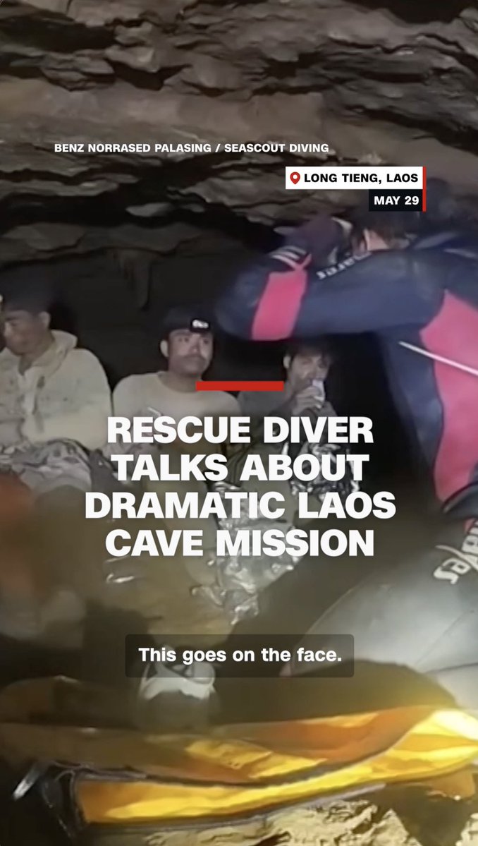 Thai diver Norrased “Benz” Palasing recounts the moment when he discovered the five villagers trapped in the Laos cave. He shares with CNN’s Will Ripley what it took to get the first villager out.