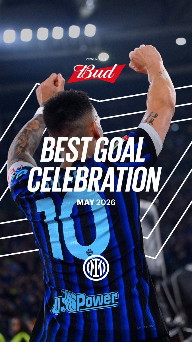 Maggio ha la sua BUD Best Goal Celebration of the month 🙅♂️🖤💙
