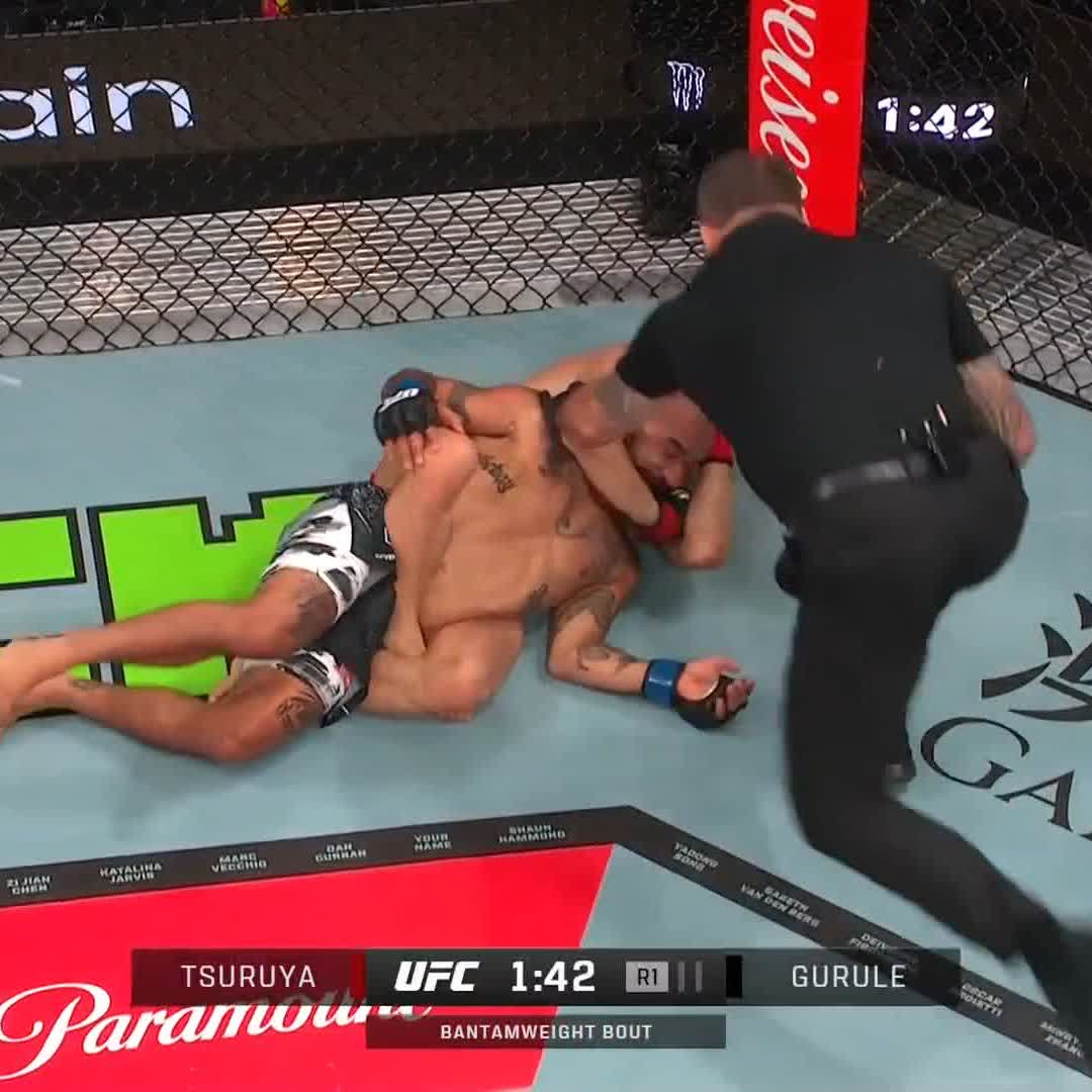 鶴屋怜がルイス・グルレーに1R一本勝ち! #UFCMacau