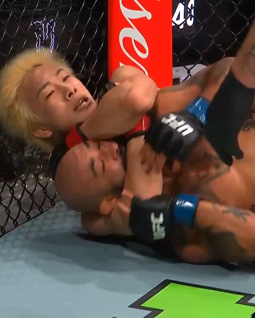 The future is BRIGHT 🤩 @UFC_Rei earns the submission victory at #UFCMacau! [ LIVE NOW on @ParamountPlus ]