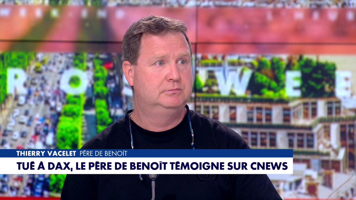 ยซAucun politique ne nous a soutenusยป, dรฉplore Thierry Vacelet, pรจre de Benoรฎt, un adolescent de 17 ans tuรฉ ร Dax en marge de la finale de la Ligue des champions en mai 2025, dans #HDProsWE Toute l'info est ร retrouver sur
