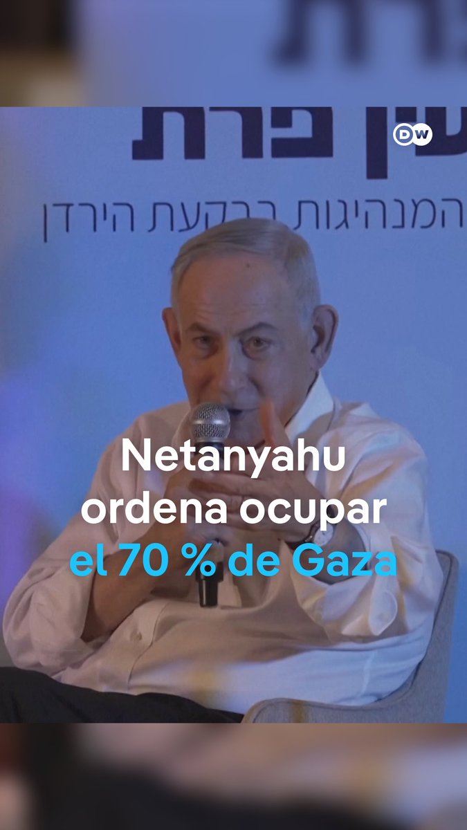 🇮🇱🇵🇸 | Benjamin Netanyahu ordena a su Ejército ocupar el 70 % de Gaza.