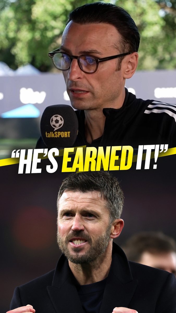 👏 "He's earned it." Dimitar Berbatov speaks glowingly about former teammate and new #MUFC boss Michael Carrick 🔴