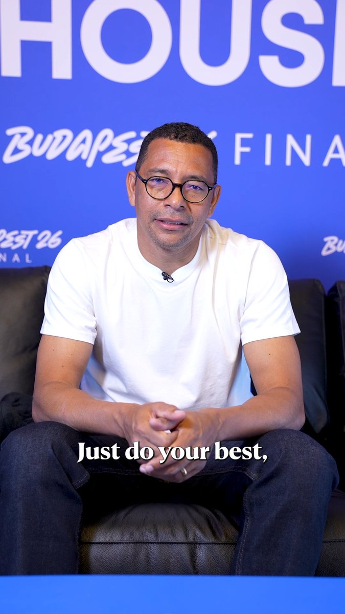 Gilberto Silva with a heartfelt message for Arsenal ahead of the Champions League final ❤️🏆 PlayStation House 🎮