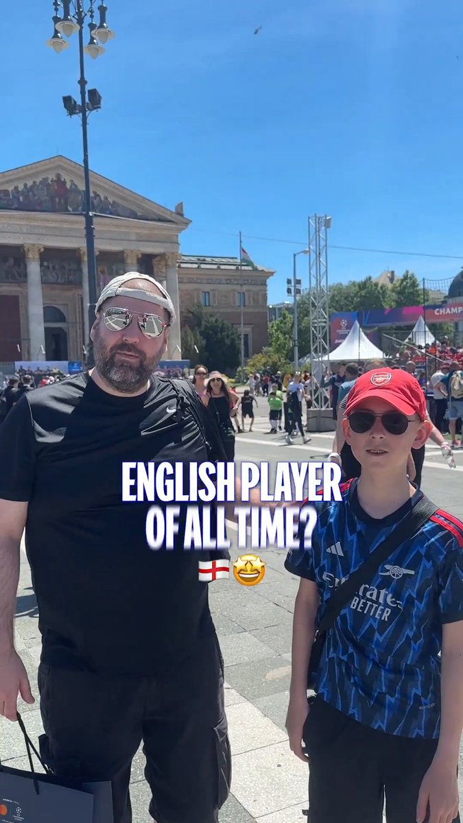 Best English player of all time? 🏴󠁧󠁢󠁥󠁮󠁧󠁿 #UCLfestival