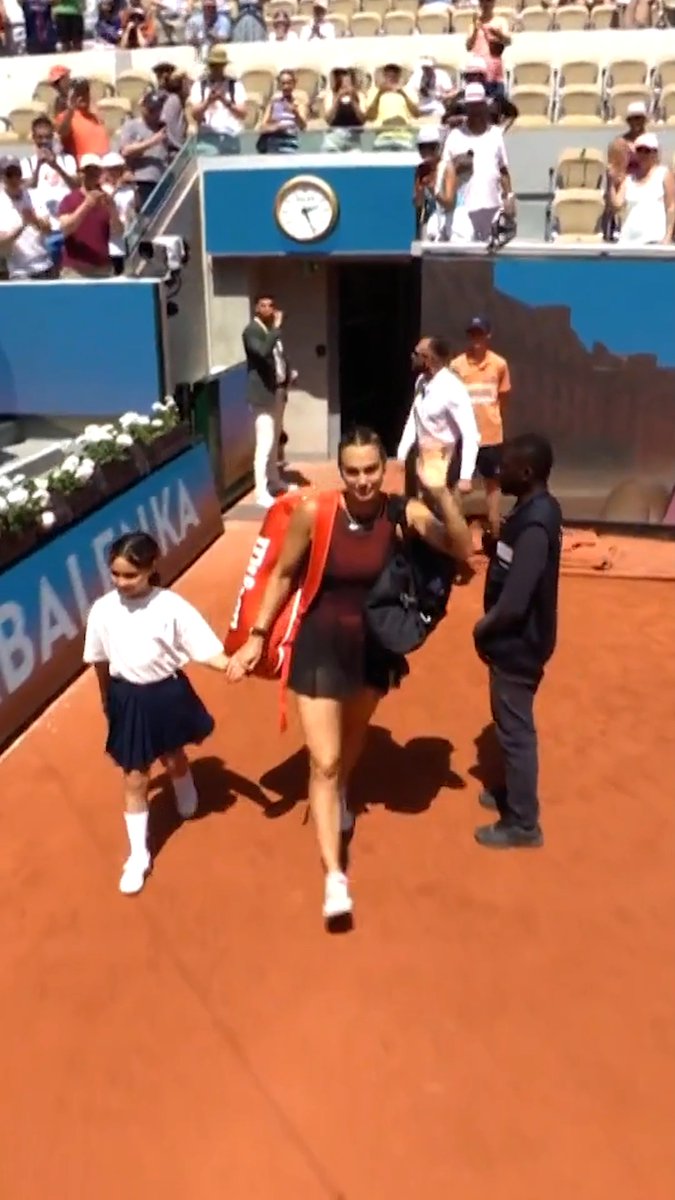 The World No.1 is here! 🙌 Sabalenka Aryna | #RolandGarros