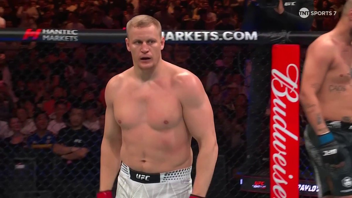 SERGEI! 😤 Sergei Pavlovich just knocked Tallison Teixeira out in 39 SECONDS! 😱 #UFCMacau | Stream TNT Sports on HBO Max