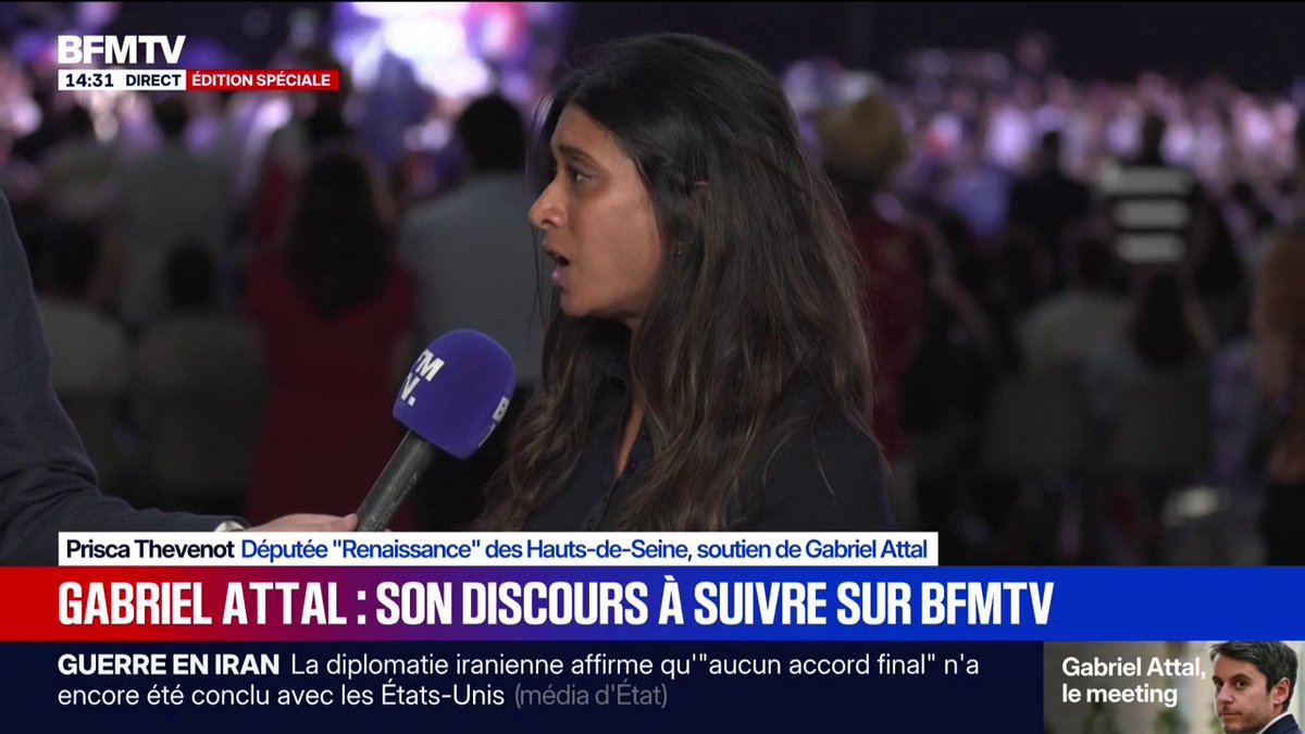 "Il n'y aura pas de petite phrase de ma part à l'attention d'Edouard Philippe", déclare Prisca Thevenot, députée Renaissance des Hauts-de-Seine