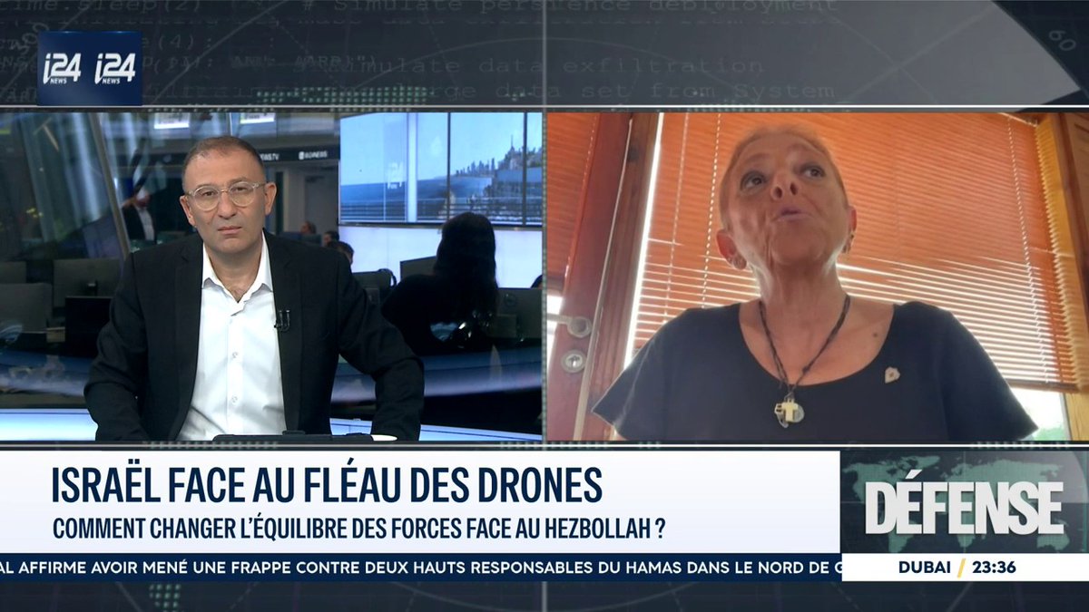 « Emmanuel Macron doit rester en dehors du Liban. C’est lui qui a mis le Liban et Israël dans cette situation », Claude Hillal Hajjar, fondatrice du Comité des Libanais exilés en Israël, dans #Défense, présenté par Matthias Inbar