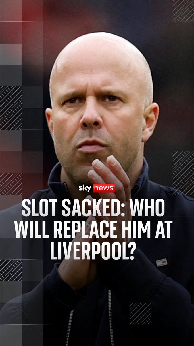 Liverpool have sacked Arne Slot after finishing 5th in the Premier League. The announcement comes two weeks after Slot said he expected to stay on as boss. Sky's Rob Harris has more on why Liverpool chose to sack Slot, and looks at who could replace him