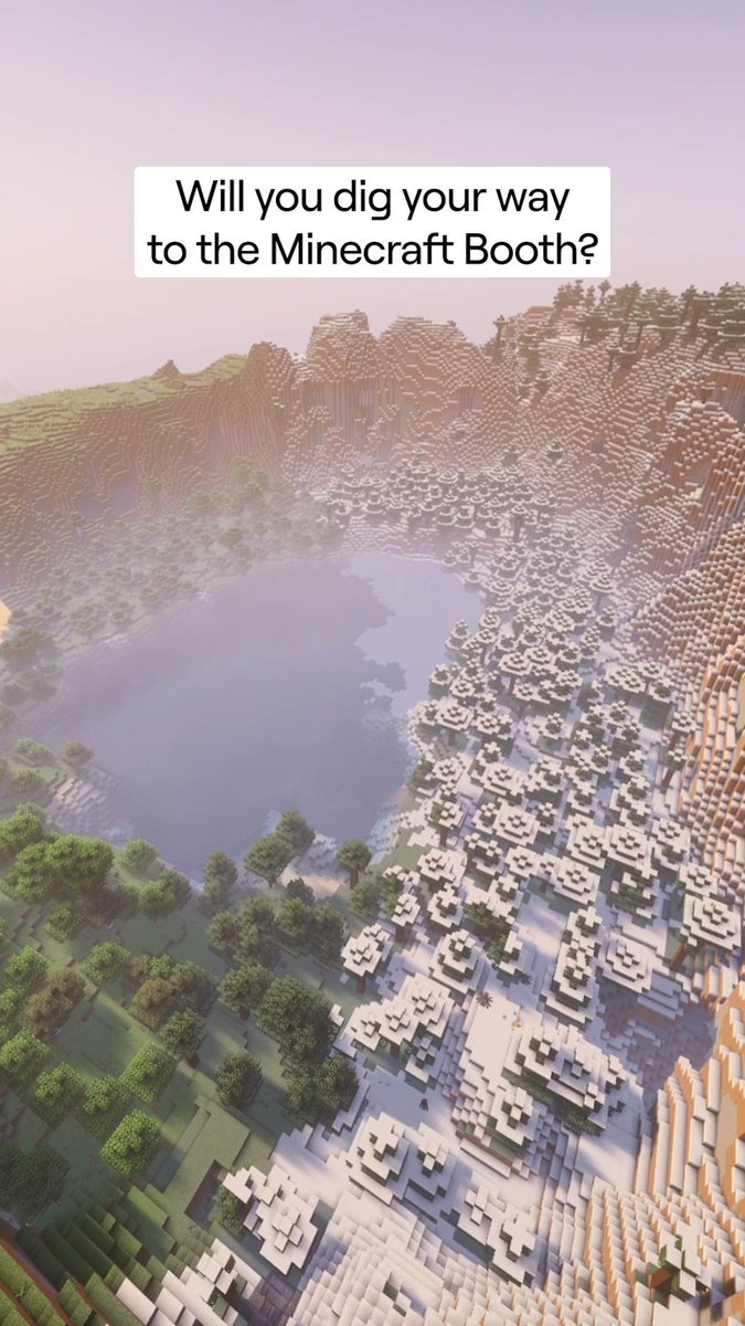 Will you be here? Minecraft has taken over TwitchCon! Join us for game content IRL, creator meet‑and‑greets, hands‑on activities, and rewards to earn both onsite and online. More surprises await, chat.
