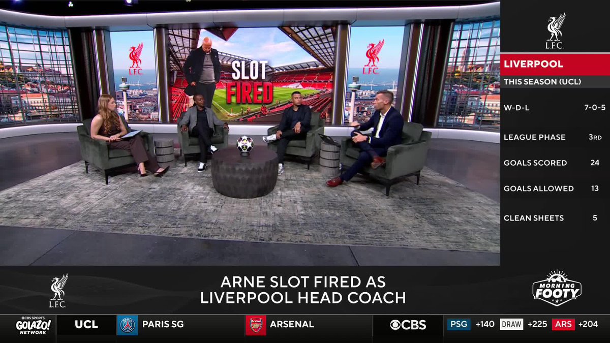 "He lost the locker room, it was clear." 🗣️ Michael Lahoud and Charlie Davies weigh in on Arne Slot's Liverpool exit.