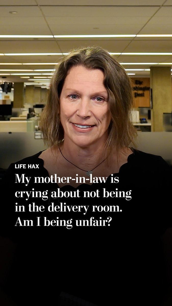 My family is pressuring me to let my mother-in-law into the delivery room. I’m not comfortable with her being there, but she keeps crying about it. Am I being unfair to keep her out? Advice columnist Carolyn Hax weighs in.