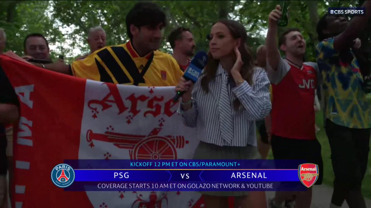 Bro left his newborn baby at home to watch Arsenal in the UCL final ๐คฃ Follow along the livestream here: