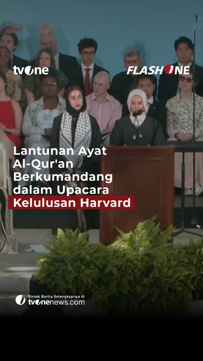 Sebuah momen dari rangkaian kelulusan mahasiswa di Harvard University menjadi sorotan publik setelah video pembacaan ayat suci Al-Qur'an. Selengkapnya di video berikut ini! #ForYourInformation #CariBeritaditvOne #HarvardUniversity #Wisuda #Pendidikan #AlQuran #FYI02 #ZA03
