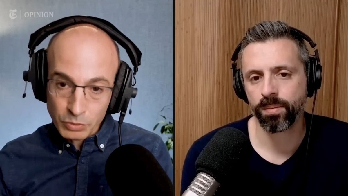 INSIGHT: On the @Ezra Klein show, @Yuval Noah Harari spoke about the story of money. "Money is the greatest story ever told" Is he speaking about fiat or... h/t The New York Times