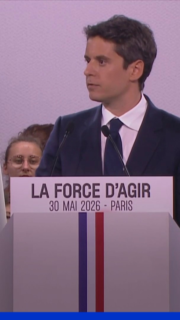 Présidentielle 2027: "Mes adversaires sont la France Insoumise et le Rassemblement national", affirme Gabriel Attal lors de son meeting