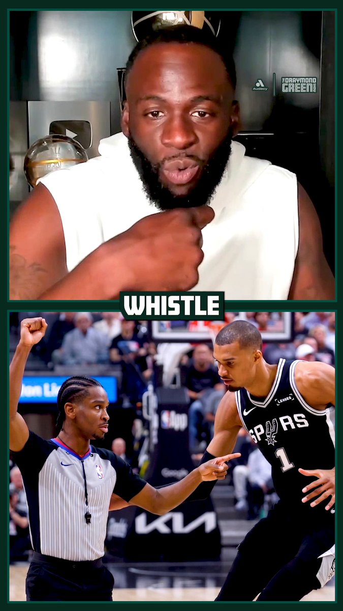 Draymond on SGA's Foul-Baiting And Flopping “Shai, you've reached a new level of greatness my man... you got sports media coming out and talking about what they don't like about your greatness, as if Shai Gilgeous-Alexander is running up and down the court with the whistle in his mouth calling a foul for himself... you all think the NBA is that easy to where this guy just flops and goes to the free throw line and he becomes the back to back MVP? We really gonna dumb the NBA down to that?”