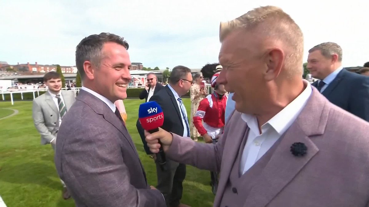 "I love the way you ask football questions, but don't know anything about football!" 🤣 Fighting talk from Michael Owen!