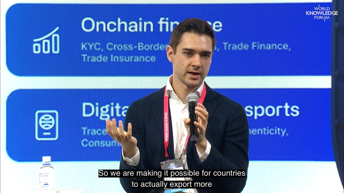 "There's no amount of treaties or standards that can compete with a permissionless global single source of truth." Dominik Schiener at the World Knowledge Forum