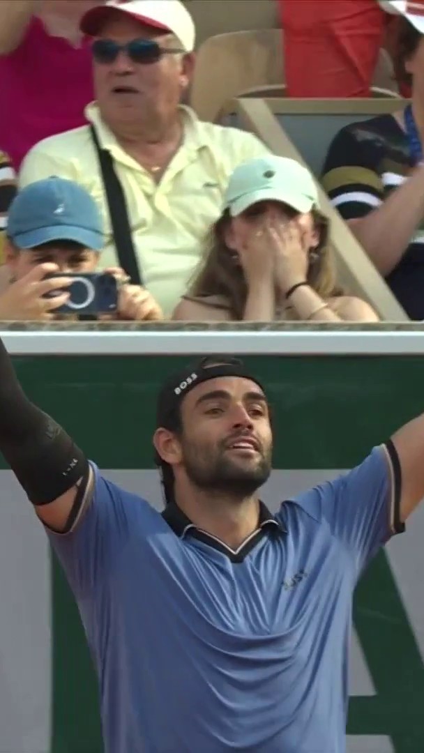 5 HOURS 13 MINUTES! 😮‍💨 Matteo Berrettini advances through to the next round after a FIVE SET THRILLER!