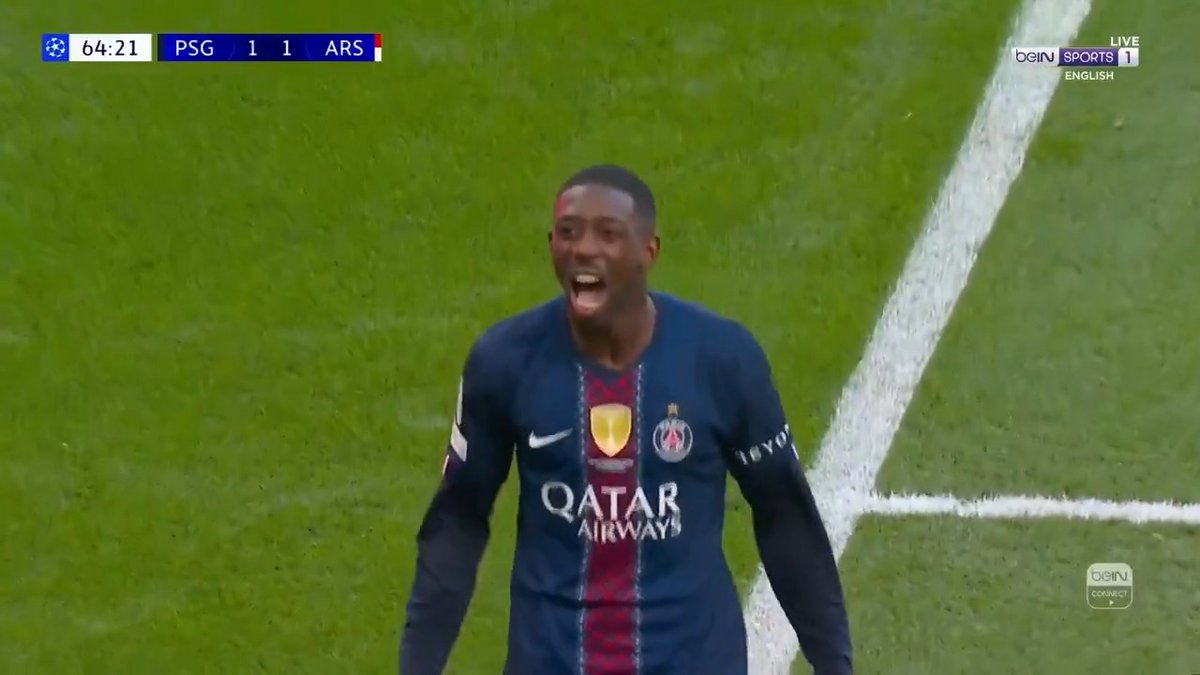 GOAL! Ousmane Dembele sends Raya the wrong way to level up the #UCLfinal 🤝 #beINUCL | #PSG