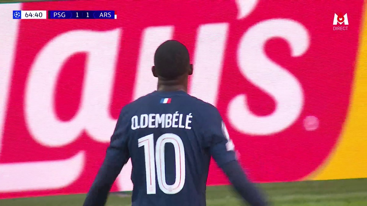 ⚽️ OUSMANE DEMBÉLÉ 🇫🇷 REMET LE PSG À ÉGALITÉ !!!!!! ❤️💙 PARIS EST REVENU !!!!!!! 🎥 M6