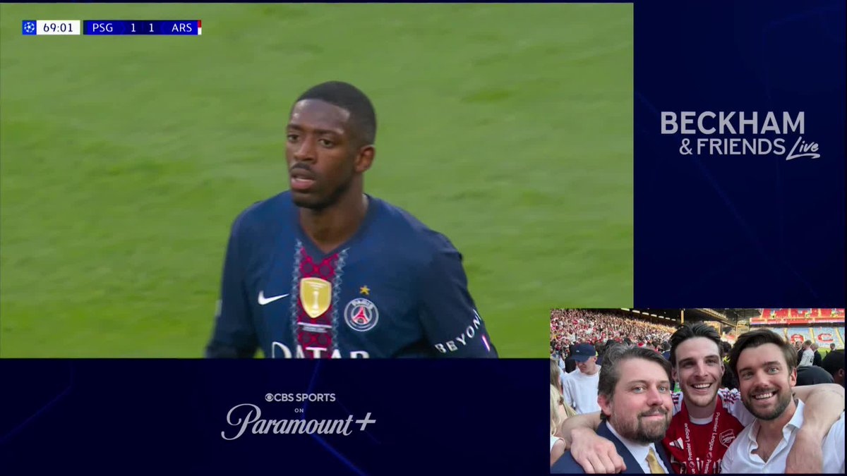 "It is probably Declan Rice, or starboy, I love Bukayo Saka." Arsenal fan Jack Whitehall joins the show and shares his favorite players 🔴 Stream the Beckham & Friends Live altcast exclusively on Paramount+ 📺