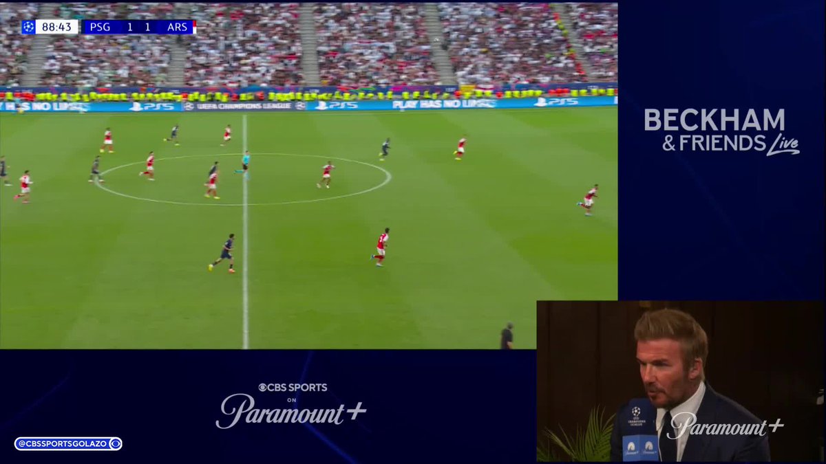 "They're like this in the league, they're like it in the cup, they're like it in the #UCL." Sir David Beckham on what makes the PSG fans so special 🇫🇷 Stream the Beckham & Friends Live altcast exclusively on Paramount+ 📺