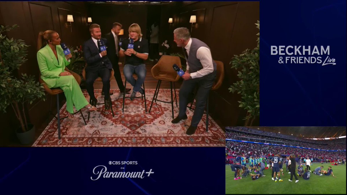 Paddy Pimblett: "Everyone growing up wants to be Steven Gerrard." Jamie Carragher: "Thanks, Paddy." @UFC fighter Paddy Pimblett makes an instant impact on the show 🤣 Stream the Beckham & Friends Live altcast exclusively on Paramount+ 📺