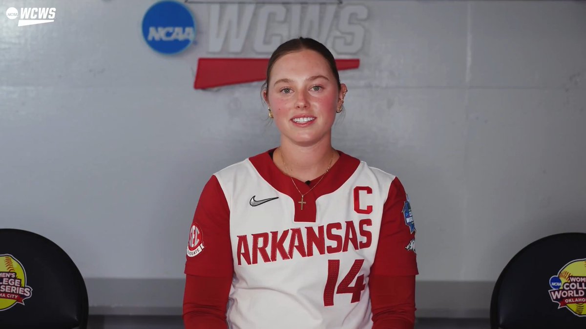 "Finishing my career as a Razorback, and being part of the program's first trip to the Women's College World Series is surreal and a dream come true." Karlie Davison writes an endearing letter to softball. #WCWS x Arkansas Softball