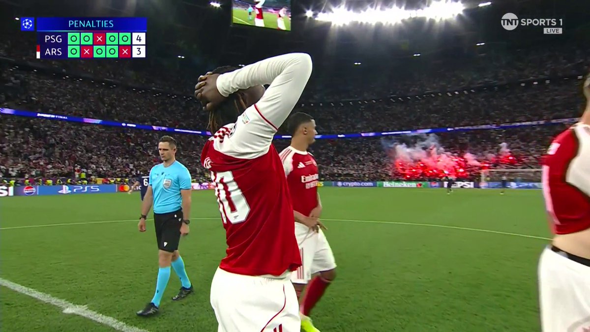 Gabriel misses his penalty ❌ PSG WIN THE UEFA CHAMPIONS LEAGUE!!! 🏆 📺 TNT Sports &amp; HBO Max