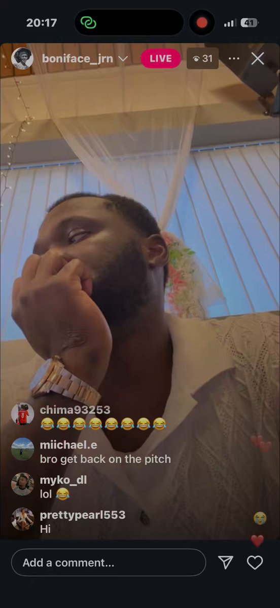 Overthinking wan wound Victor Boniface after Arsenal lost the Champions League to PSG. 😂😭
