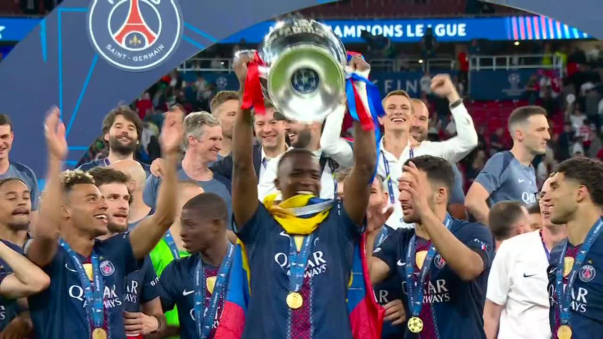 PACHO, ORGULLO SUDAMERICANO: el ecuatoriano levantó la Orejona por segundo año consecutivo con PSG. 📺 La #UCLfinal, por #DisneyPlus Plan Premium