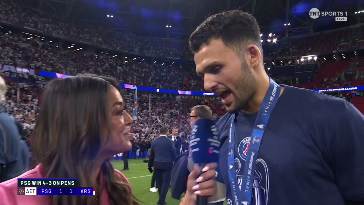 💬 "It's a dream come true. 🥹" Gonçalo Ramos reacts to winning the UEFA Champions League with PSG 🏆 📺 TNT Sports & HBO Max