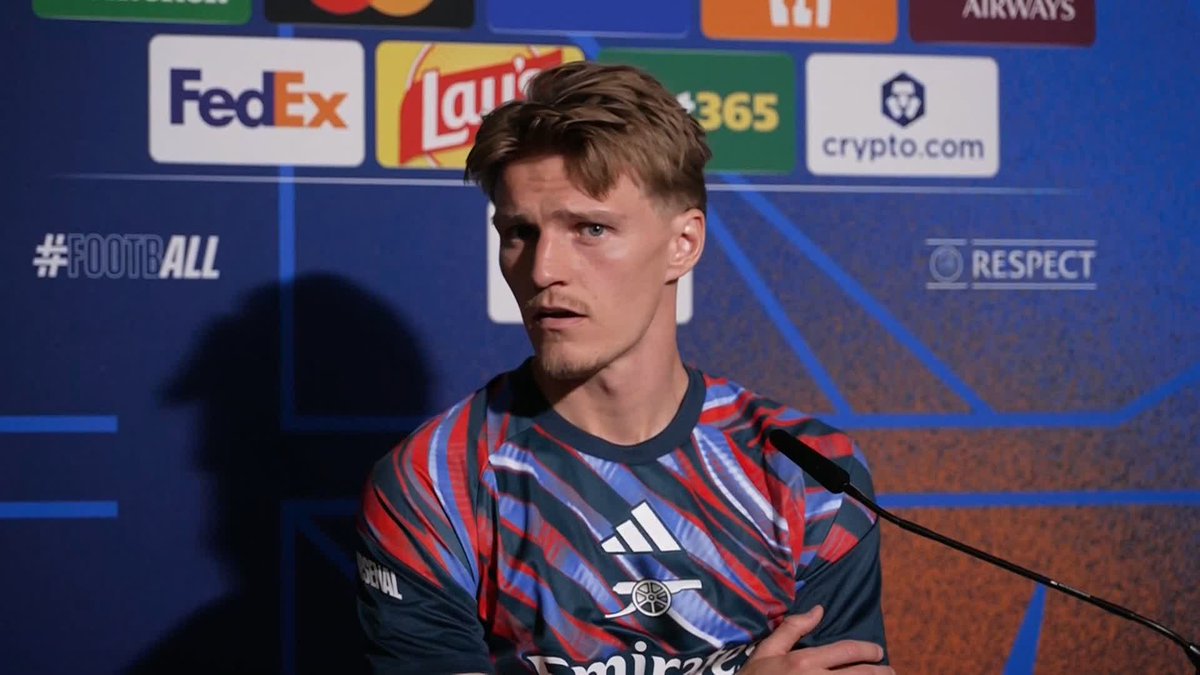 "We have to try and see the bigger picture" Martin Odegaard reflects on Arsenal's defeat to PSG in the Champions League final 🗣️