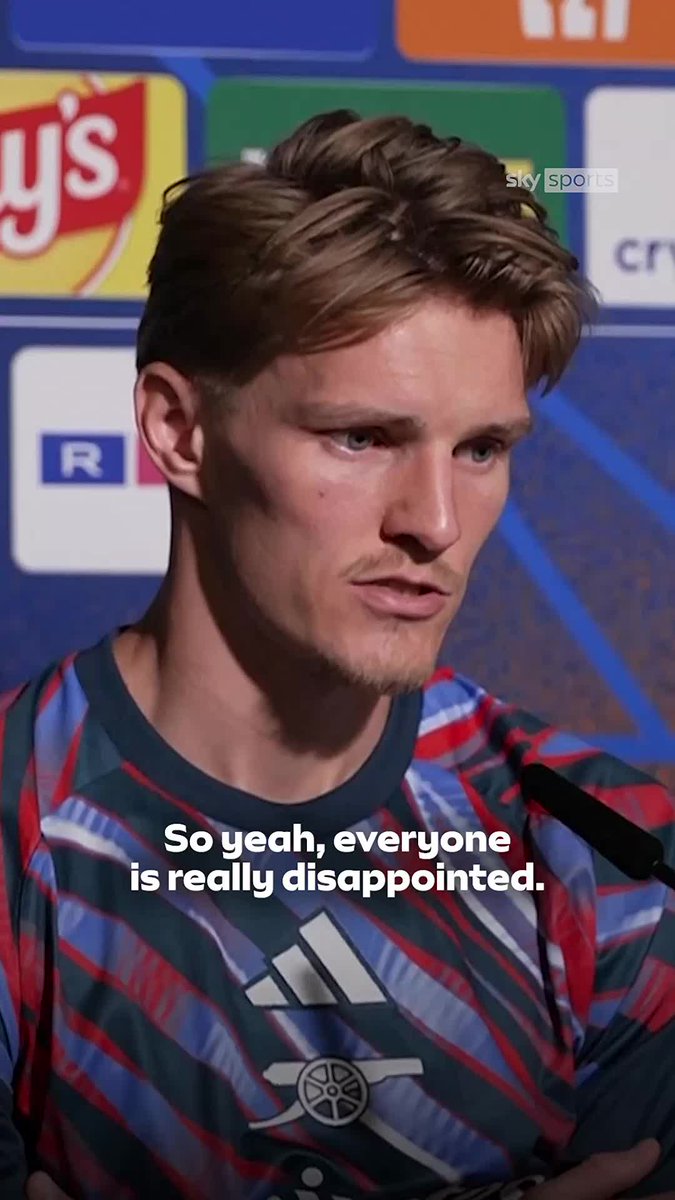 Martin Odegaard reflects on Arsenal's defeat to PSG in the Champions League final 🗣🔴