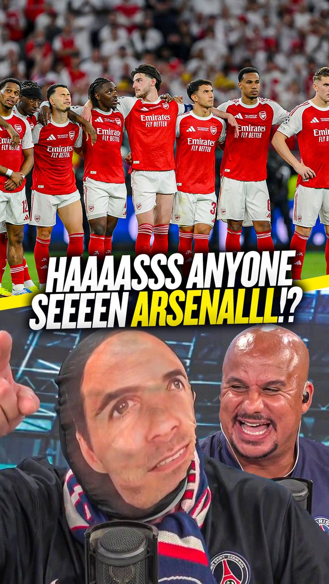 ✅ Arsenal ✅ Arteta ✅ Win the Dog ✅ Gunnersaurus ✅ Martin Keown ✅ Arsenal's set piece coach Jason Cundy launches into an all-timer of a 'Has Anyone Seen?' as #AFC lose to PSG in the UCL final! 🤣