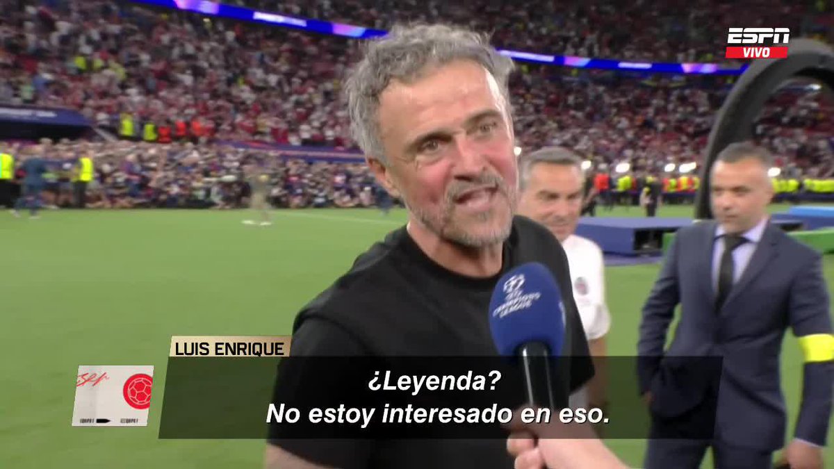 Luis Enrique Campeón de la #ChampionsLeague por TERCERA VEZ... ¿Es una leyenda de la competición? Atención a la respuesta del entrenador. 📺 #EquipoF | #DisneyPlus Plan Premium