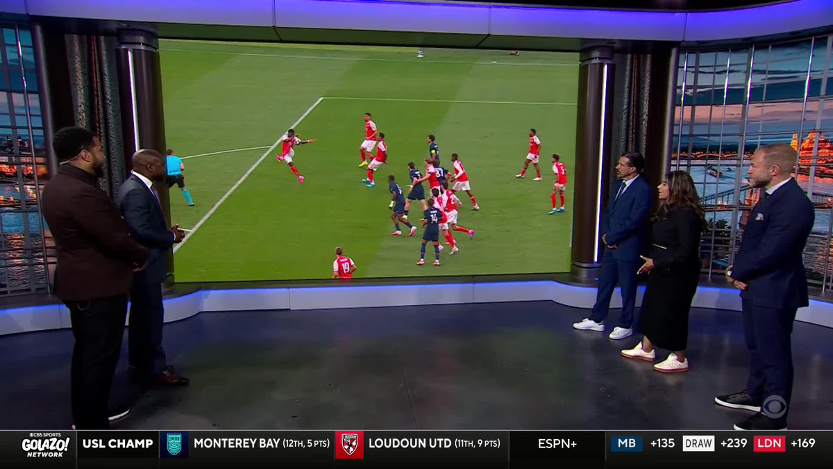 "All I'm going to say is the rule is, I'm sorry, it is so screwed up." Christina Unkel, Marcelo Balboa, and Troy Deeney discuss the reasoning behind not calling Saka's handball โ๐๏ธ