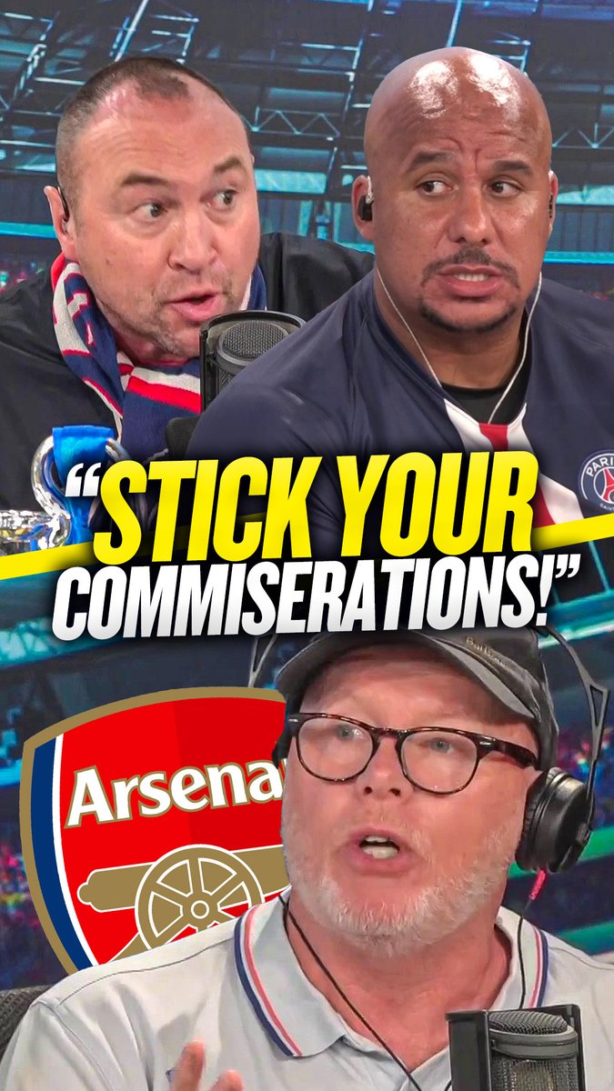 🙏 Cundy: "Commiserations..." 😡 Groves: "Stick it where the sun don't shine!" #AFC legend Perry Groves was fuming with Cundy and Agbonlahor's reaction to PSG winning the UCL final! 😤