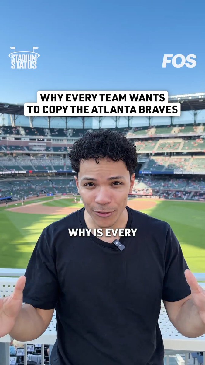 Here's why every MLB team wants to copy the Atlanta Braves' ballpark 🏟️ #StadiumStatus