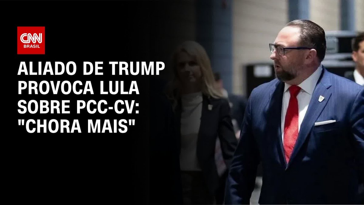 Aliado de Trump provoca Lula sobre PCC-CV: “Chora mais”; assista #AgoraCNN