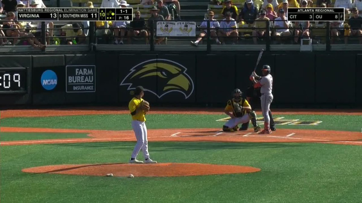 I feel bad for the people who aren’t watching college baseball because this has been an incredible regional elimination game