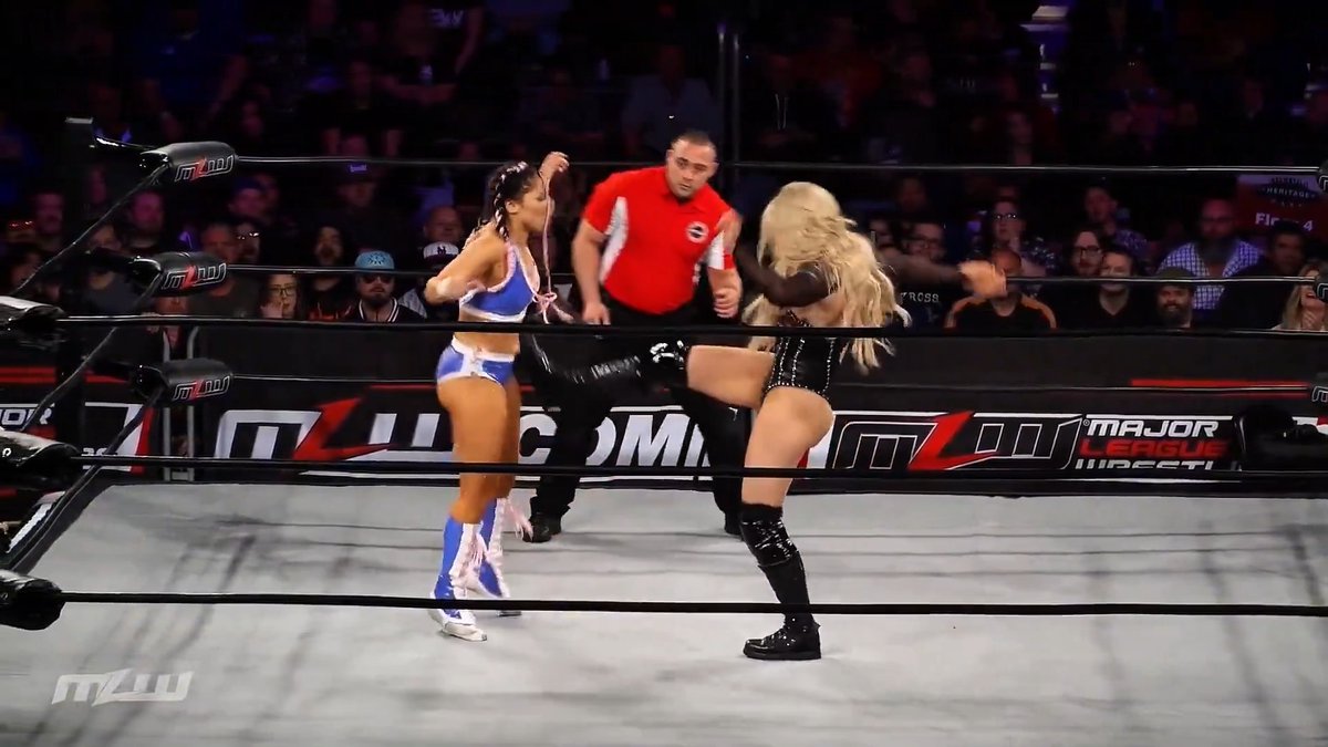 Fighting now: Scarlett Bordeaux vs. Aleah James Still to come: Who signed the open contract to challenge Kevin Robert Kesar? Watch here: ▶️