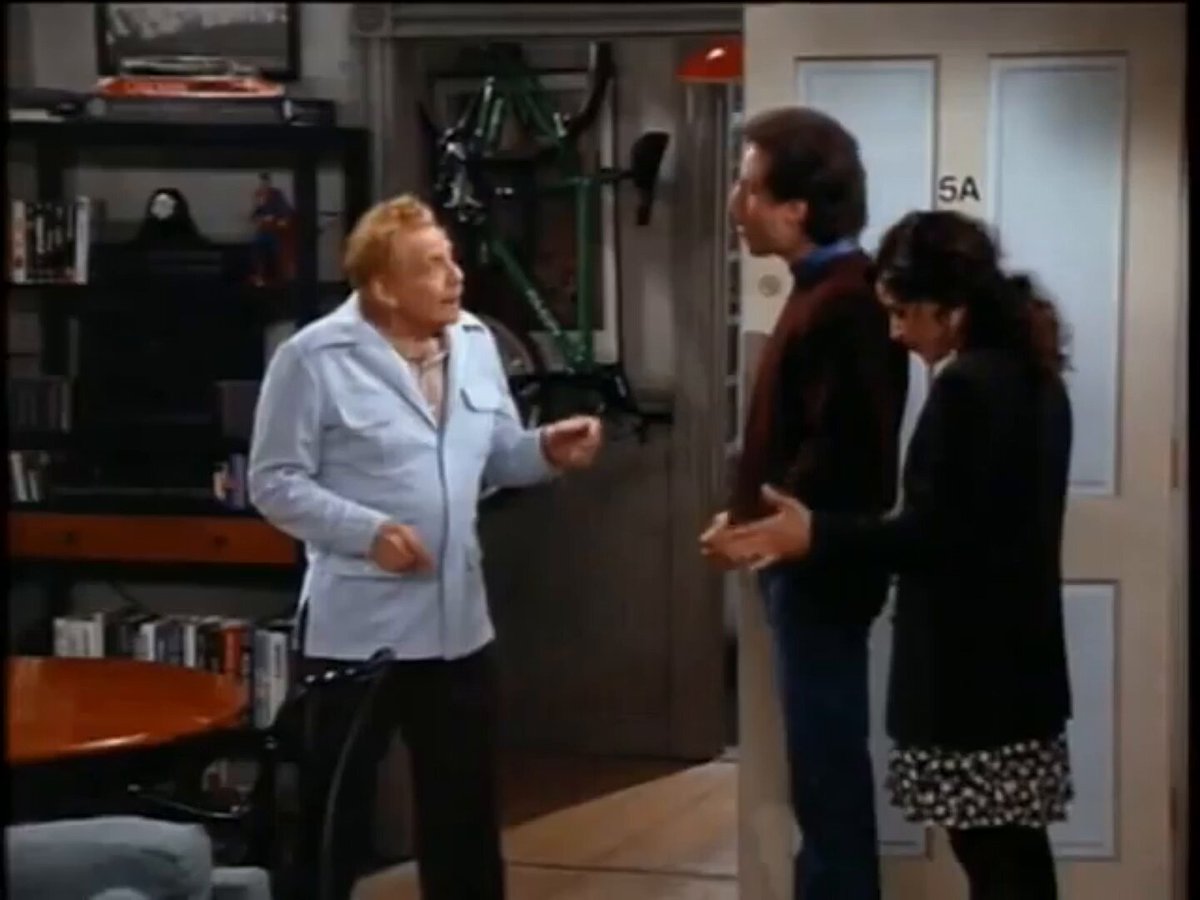 The SEINFELD cast couldn't keep it together when working with Jerry Stiller because he was so committed to the Frank Costanza character, they would just break while he delivered his lines 😂 Absolute legend