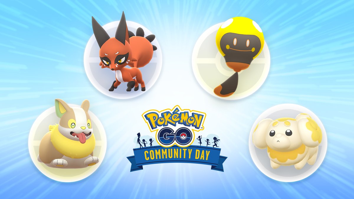 Trainers, it’s time to cast your vote! ✅ The Pokémon with the most votes will be the featured Pokémon for our upcoming August #PokemonGOCommunityDay a) Nickit b) Yamper c) Fidough d) Tadbulb 👉